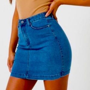 ❤️3 for $10❤️Missguided blue jean skirt